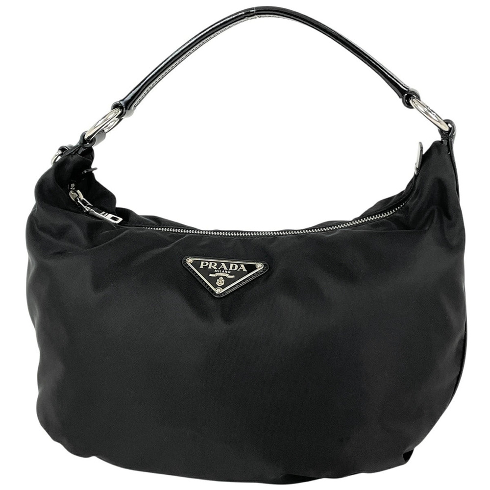 Prada Plate Shoulder Bag Nero Black